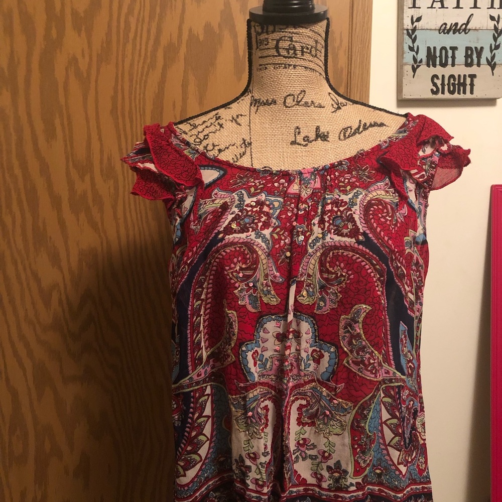 Short sleeve blouse